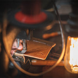 Tradesman Wallet- Vintage Brown Leather Goods Savage Gentleman