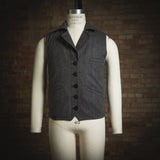 "The Porter" Reversible Leather Vest Savage Gentleman