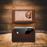 Tradesman Wallet- Vintage Brown Leather Goods Savage Gentleman 